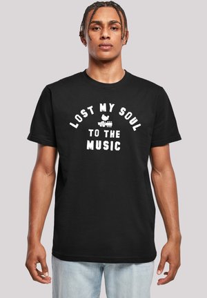 WOODSTOCK LOST MY SOUL - Print T-shirt - black