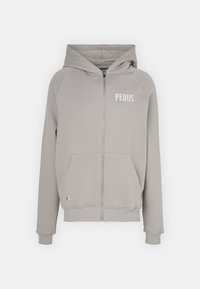 PEQUS Sweater met rits - light grey