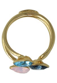 Otazu CLASSIC - Ring - gold coloured/blue and pink