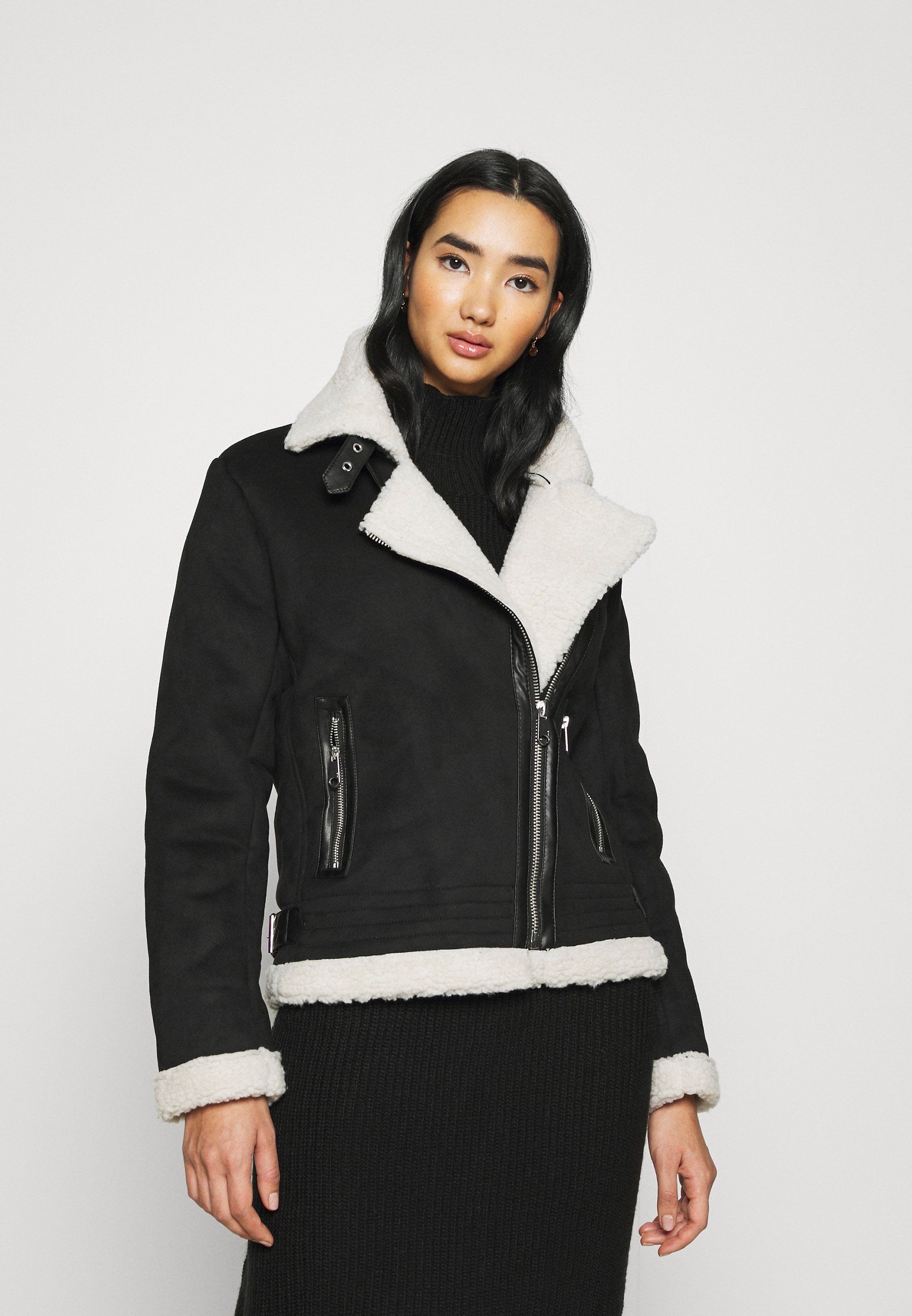 aviator jacket white