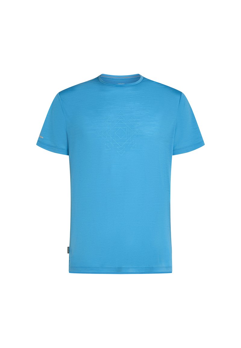 Icebreaker T-shirt print lichtblauw