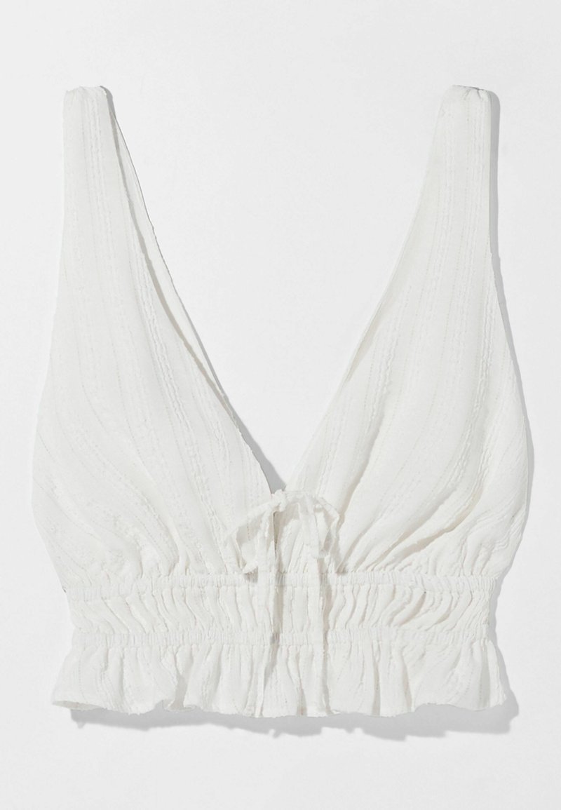 Bershka Top wit Bershka Top wit