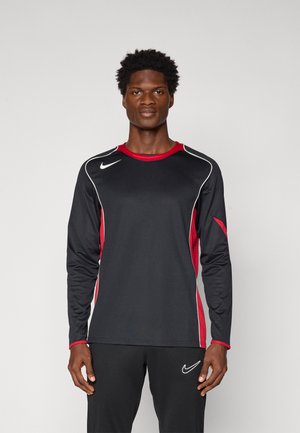 T90 TOP - Longsleeve - black/gym red/sail