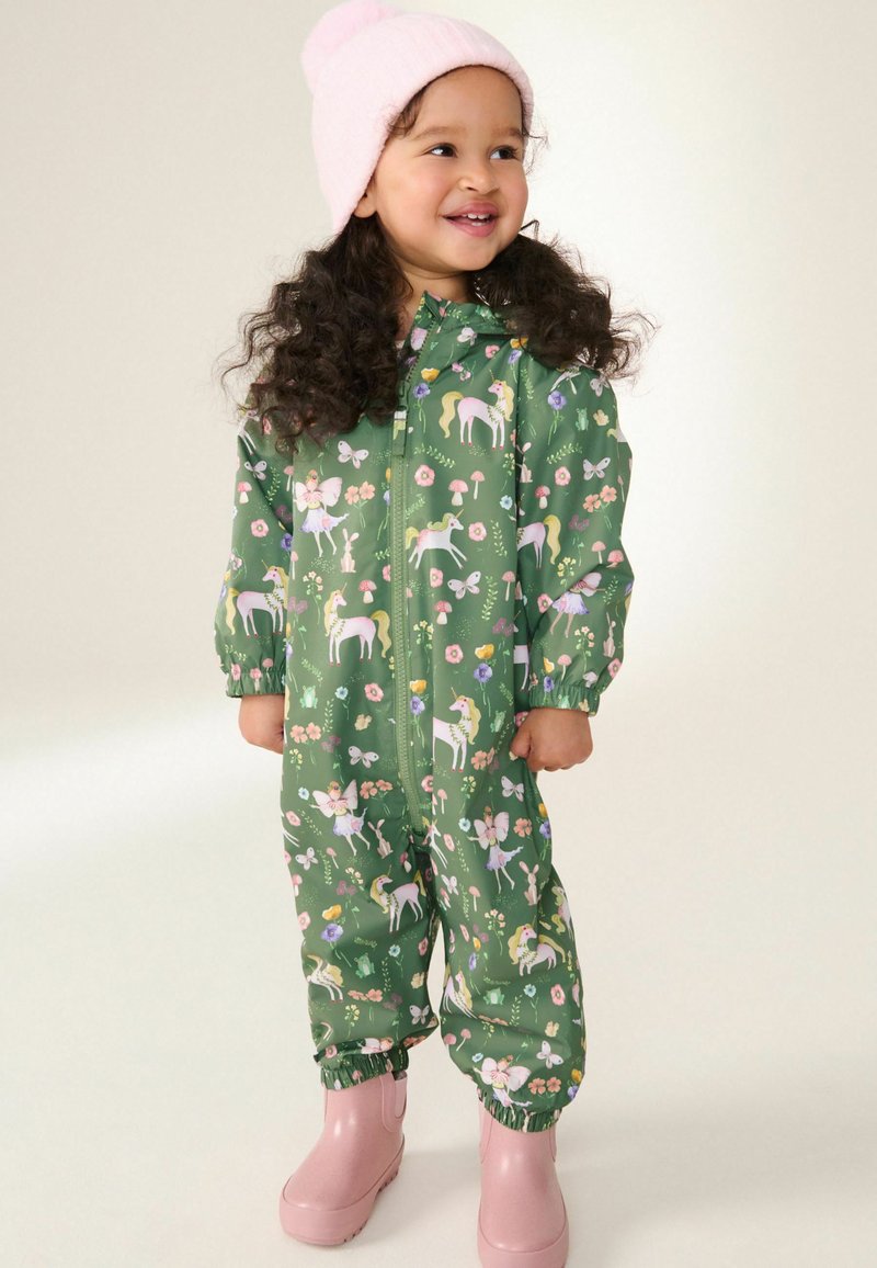 Next WATERPROOF PUDDLE - REGULAR FIT - Kombinéza do dažďa - khaki unicorn