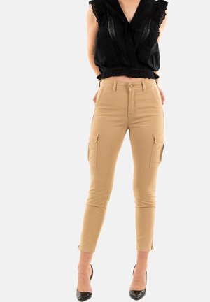 Pantalones cargo - beige