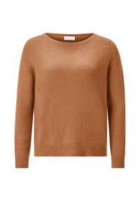 Rich & Royal MIT RUNDHALSAUSSCHNITT - Strickpullover - caramel spice