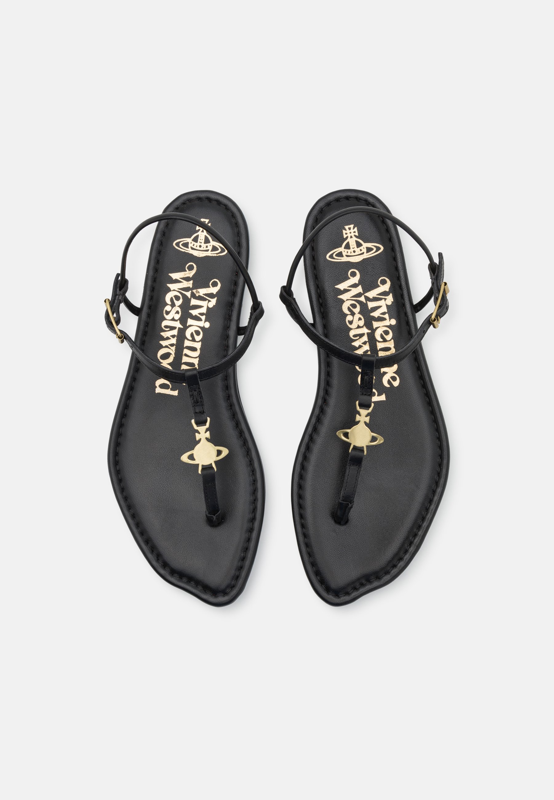 【関税&送料込】Vivienne Westwood Orb Thong Sandals Vivienne Westwood leather sandals | REVERSIBLE