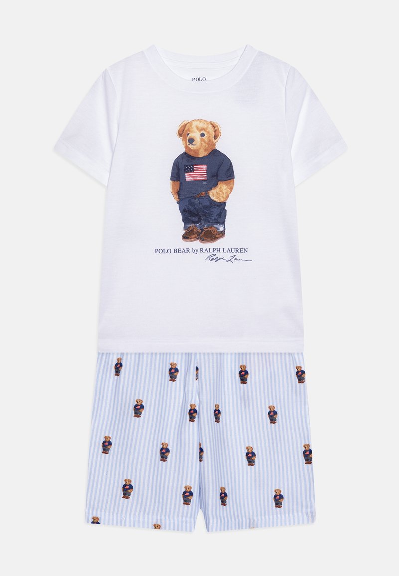 Polo Ralph Lauren BEAR MATCHING SHORT UNISEX Pyjama White elite Polo Ralph Lauren BEAR MATCHING SHORT UNISEX Pyjama White elite