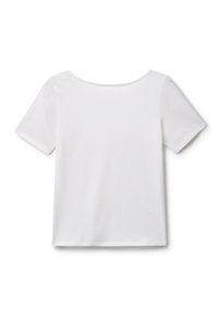United Colors of Benetton SLIM FIT REVERSIBLE - Jednoduché tričko - white