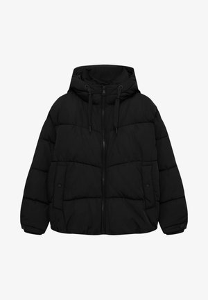 PUFFER - Winter jacket - mottled black