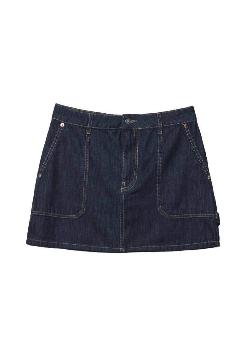 Dark blue mini skirt