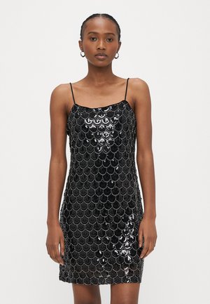 ONLBRIELLE STRAP SEQUINS DRESS - Kokteilikleit/peokleit - black