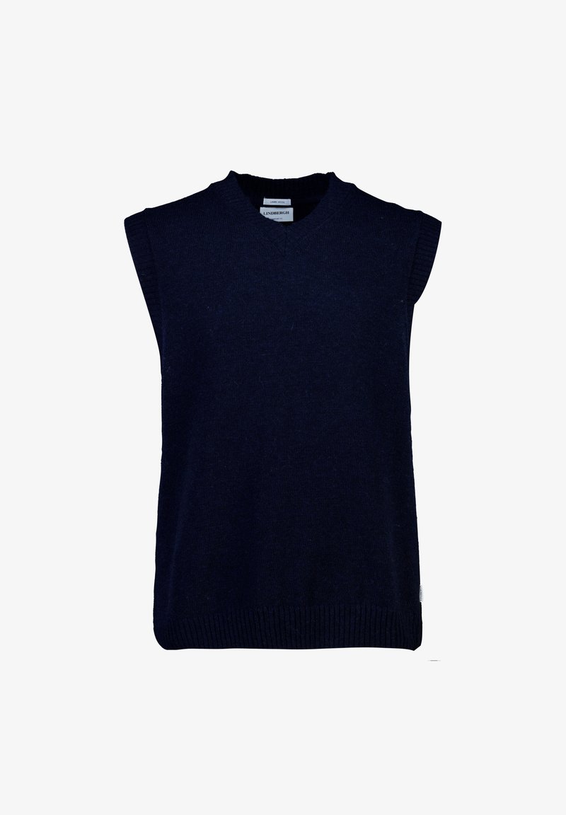 Lindbergh V-NECK SLIPOVER - Strickpullover - navy