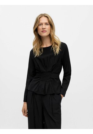 PLISSIERTE - Bluse - black