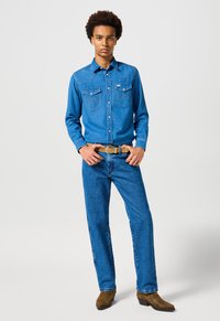 Wrangler - 13MWZ - Jeans straight leg - stonewashed Miniatyrbilde 1
