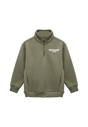 HIGH NECK - Sweater - khaki