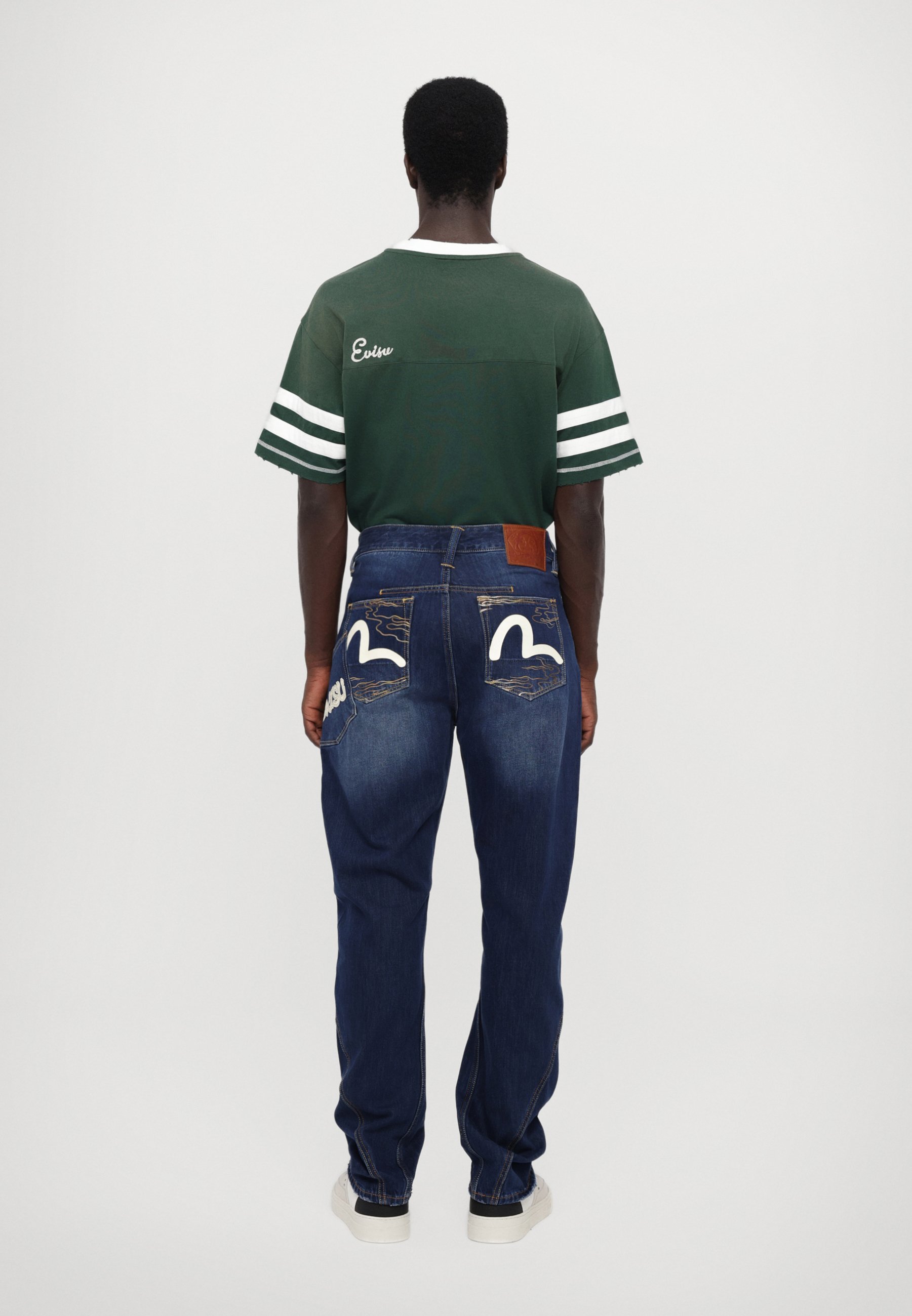 natume　EVISU Evisu NINJA DARUMA 3D - Relaxed fit jeans - dark blue denim/dark