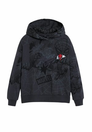 Hoodie - black dark grey