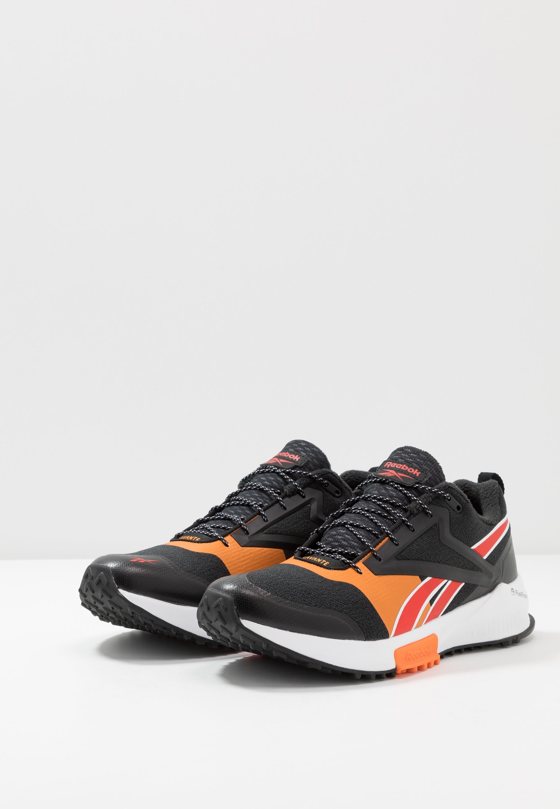 red and black reebok