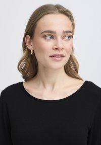 Fransa DOTTA TEE - Top s dlhým rukávom - black