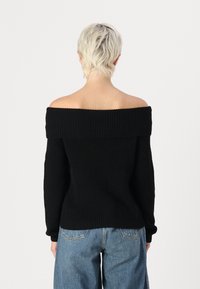 ONLY ONLMELTON LIFE OFF SHOULDER - Džemperis - black