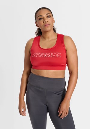 HMLTE CURVY - Sport-BH mit mittlerer Stützkraft - american beauty