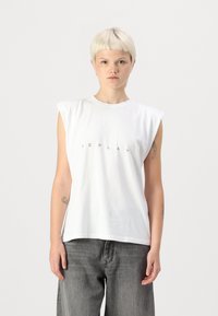 Replay Apdrukāts T-krekls - white