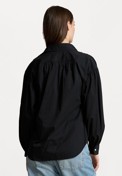 Polo Ralph Lauren SHIRRED COTTON SHIRT - Hemdbluse - black