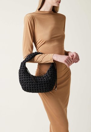 Borbonese LA NIDO HOBO MINI - Handbag - black op natural