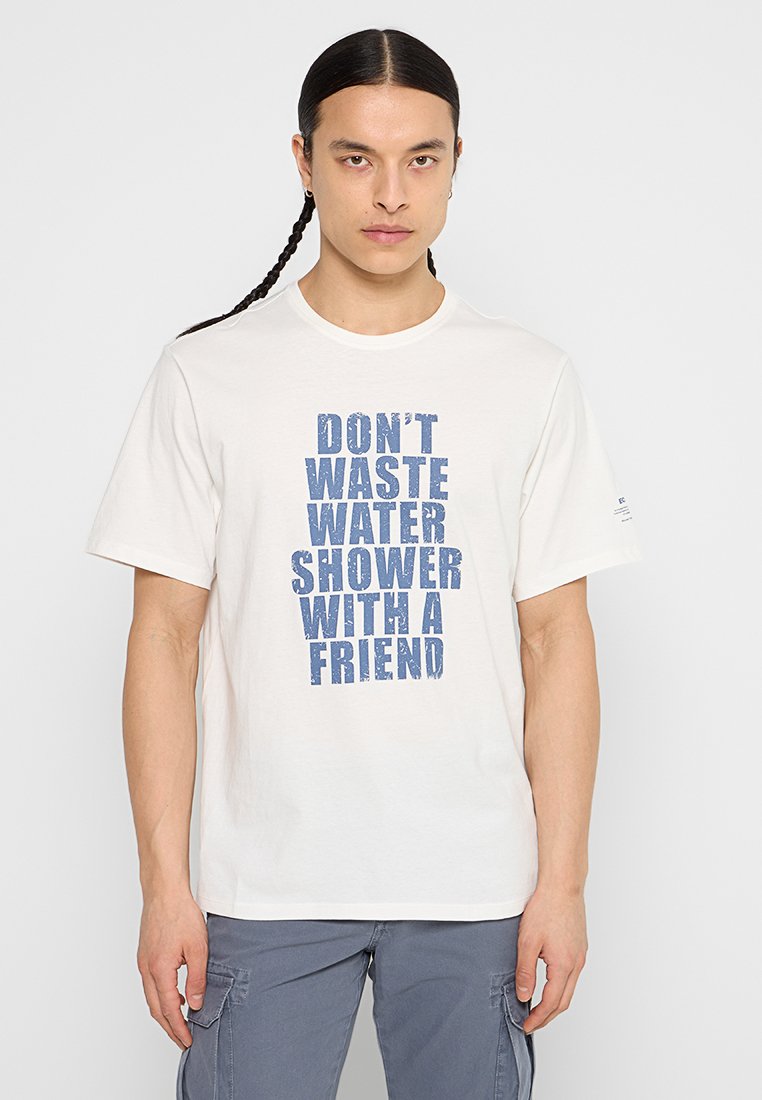 Ecoalf T-shirt print wit Ecoalf T-shirt print wit