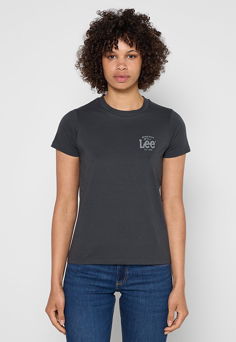 Lee T-shirt print zwart