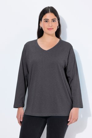 Ulla Popken, Top s dlhým rukávom - anthracite-mottled