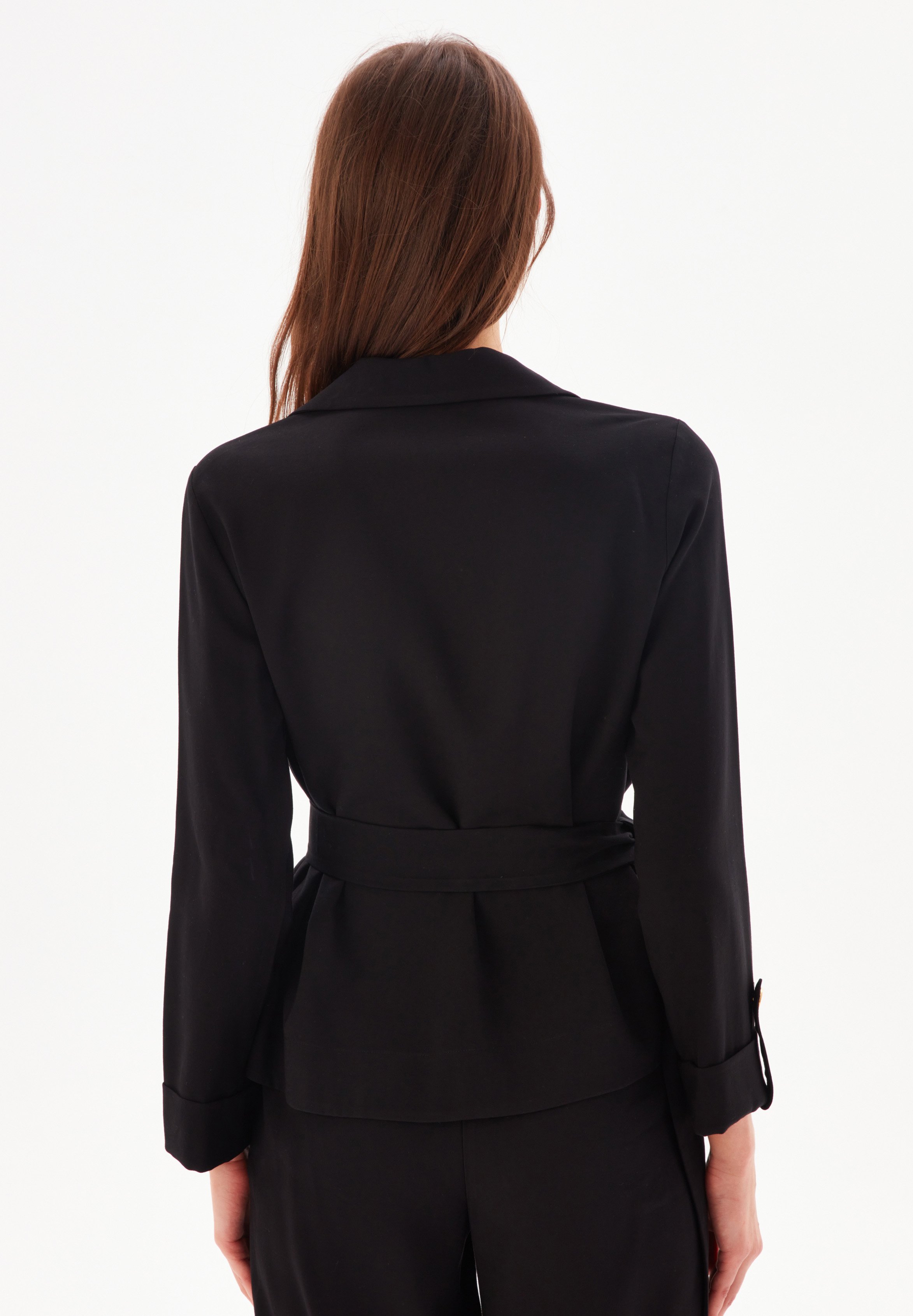 Blazer Asymétrique Isabel De Pedro Avec Dentelle Noire, Taille 36, Occasion En Très Bon état