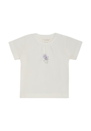 T-shirt med print - coconut milk