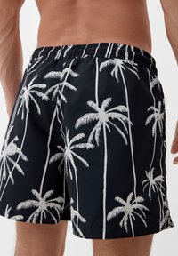 s.Oliver MIT ALLOVER-PRINT - Badeshorts - navy