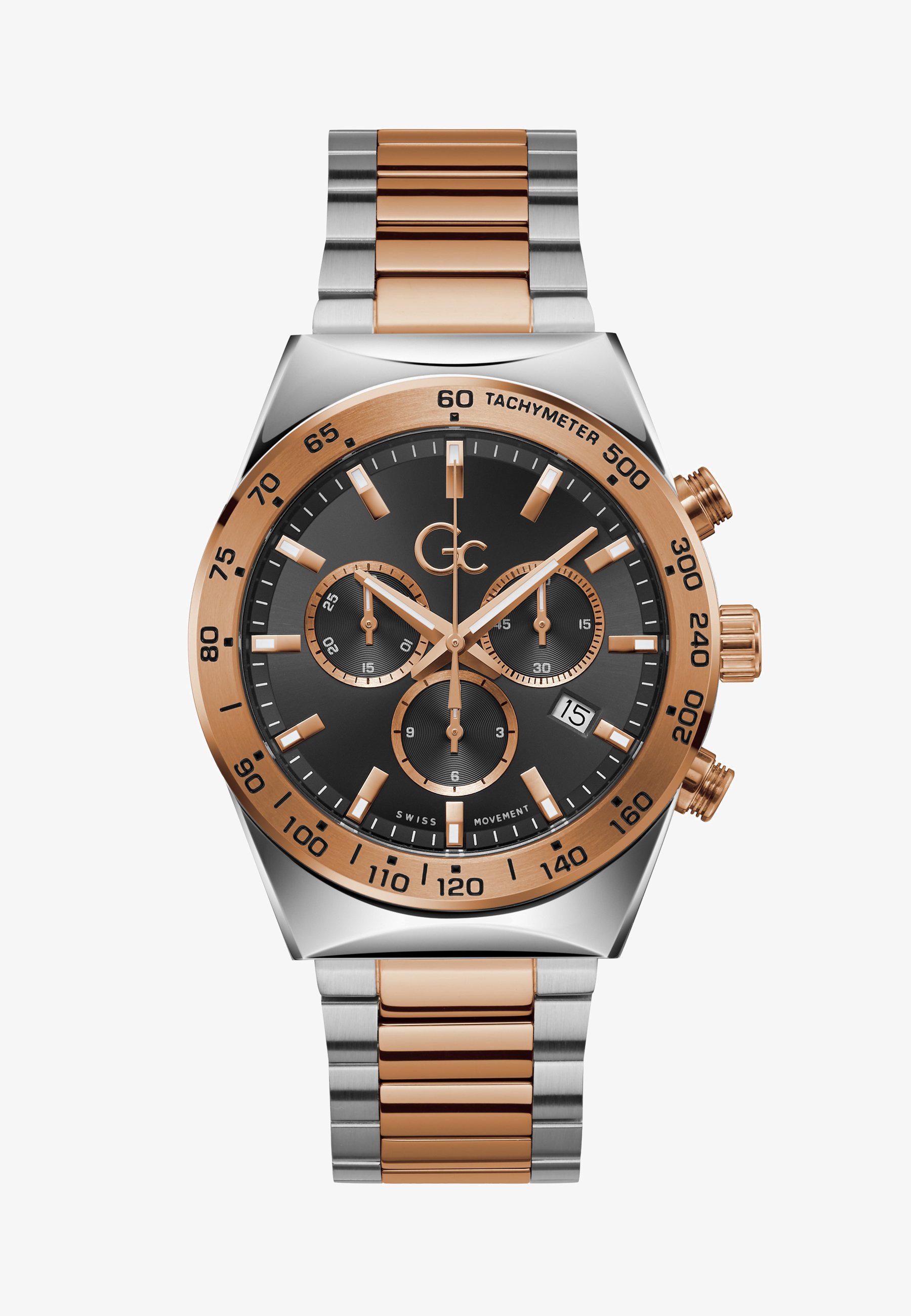 Gc Watches GC CLUBHOUSE Chronograph watch silver rose gold