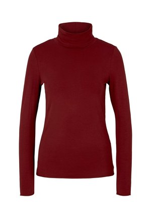Top s dlouhým rukávem - dark red