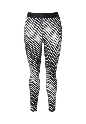 Ulla Popken, SPORT-LEGGINGS, PUNKTE, SCHNELLTROCKNEND, ELASTIKBUND - Legging - black