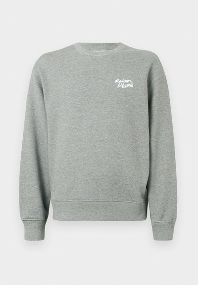 Hall grey sweatshirt, mis valmistatud puuvilla segakujudest. Omab pikkade varrukatega, soonikkoes mansette ja väikest valget logo rinnal. Igapäevane lõige.