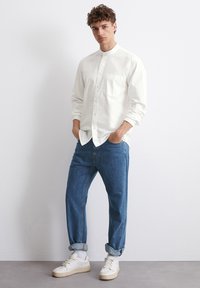 Marc O'Polo DENIM GRANDAD  - Hemd - offwhite multi