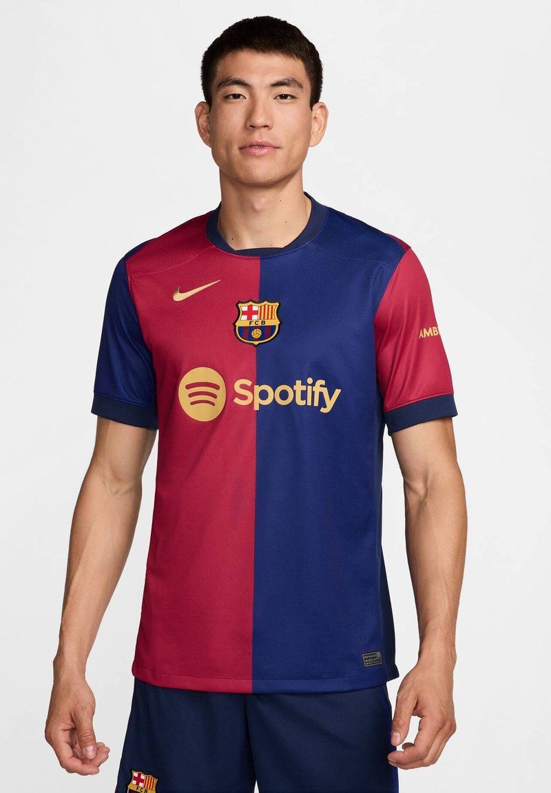 Nike Performance FC BARCELONA STADIUM HOME - Maglia da calcio - deep royal blue/noble red/club gold