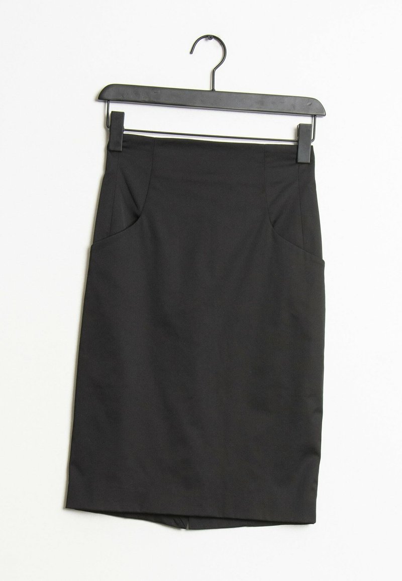 Mango Jupe crayon - black