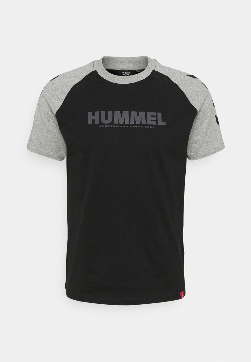 Hummel LEGACY BLOCKED - T-Shirt print - black/schwarz - Zalando.de