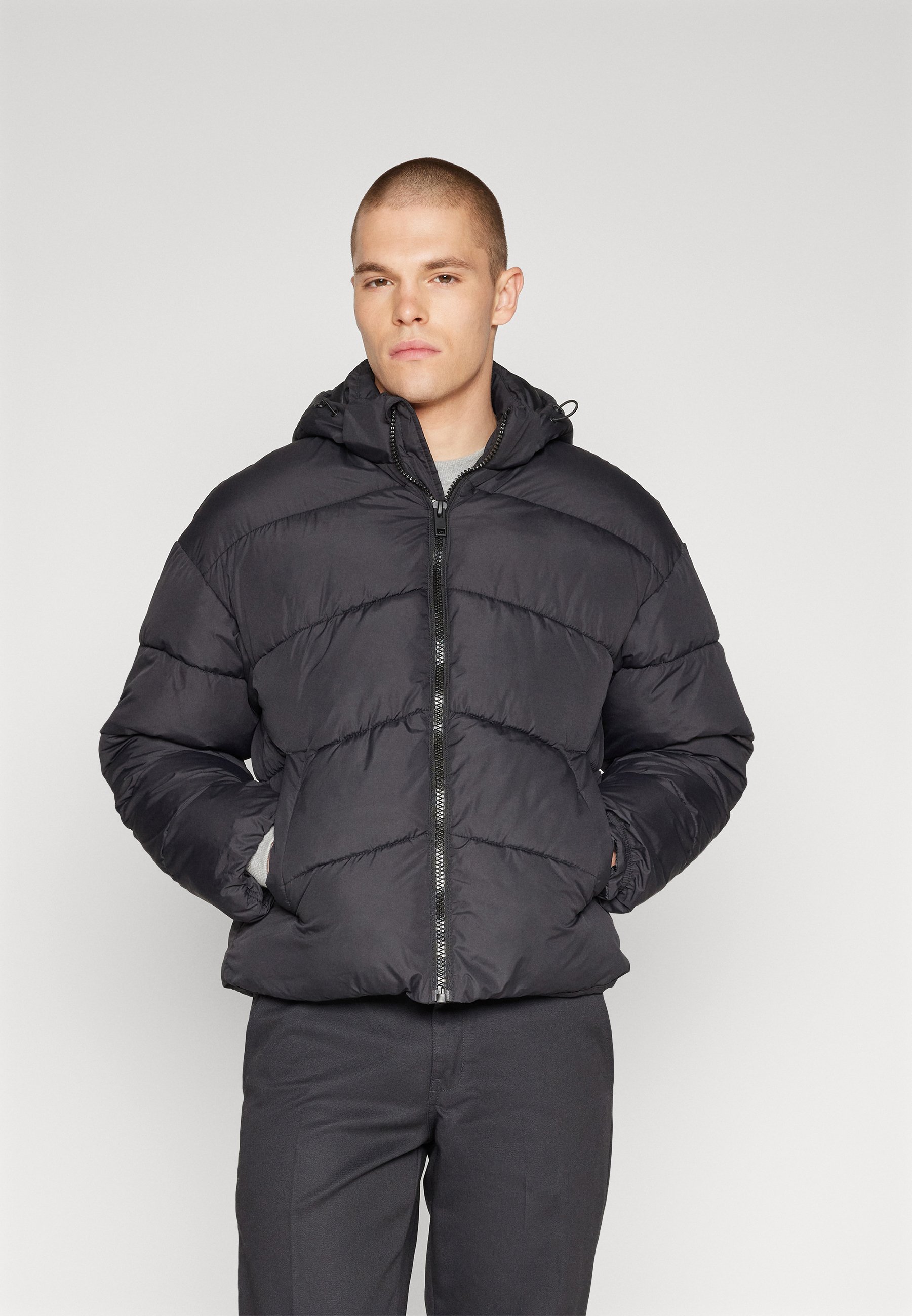 ONLY & SONS Herren Onsarwin Puffer Coat – Winterfeste Steppjacke Mit Kapuze, Verdeckten Taschen & Rippstrickbündchen