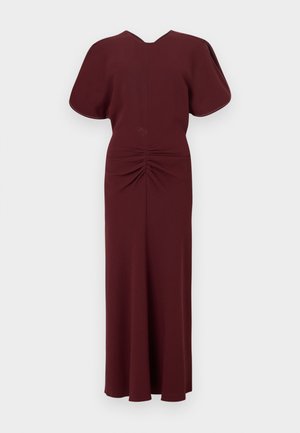 GATHERED WAIST DRESS - Denní šaty - cinnabar red