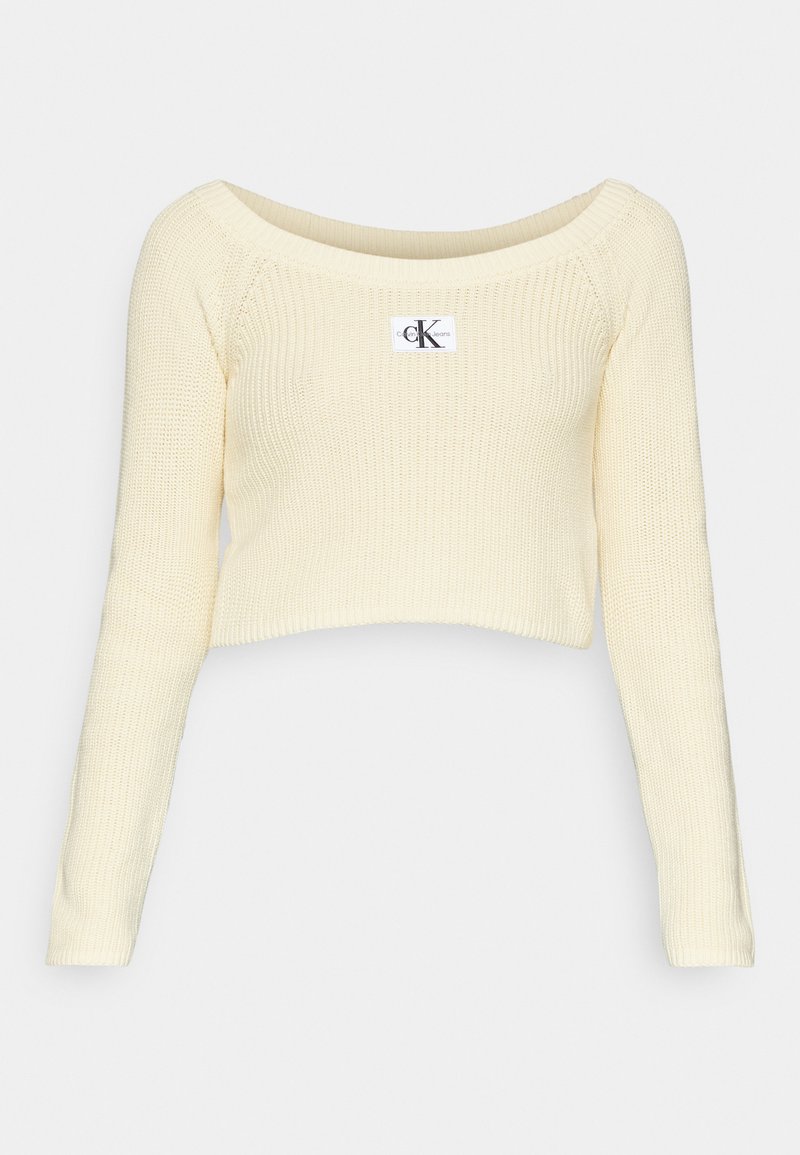Calvin Klein Jeans Longsleeve crème Calvin Klein Jeans Longsleeve crème