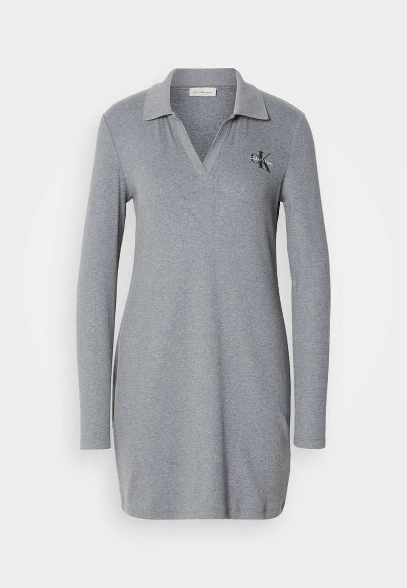 Calvin Klein Jeans Jerseyjurk grijs Calvin Klein Jeans Jerseyjurk grijs