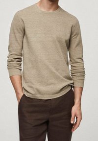 Mango Strickpullover - sand