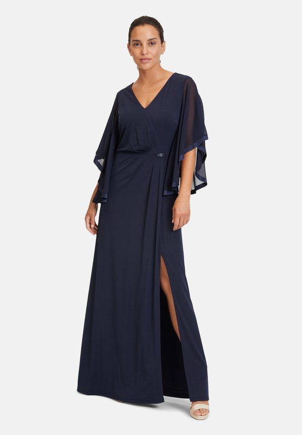 ABEND MIT FLÜGELÄRMELN - Jerseykleid - night sky