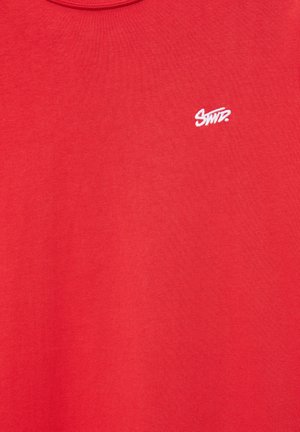 PULL&BEAR, STWD LOGO BOXY - T-SHIRT - Print T-shirt - red